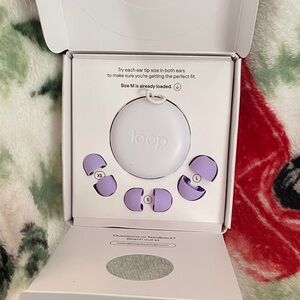 Purple Earbud Headphones